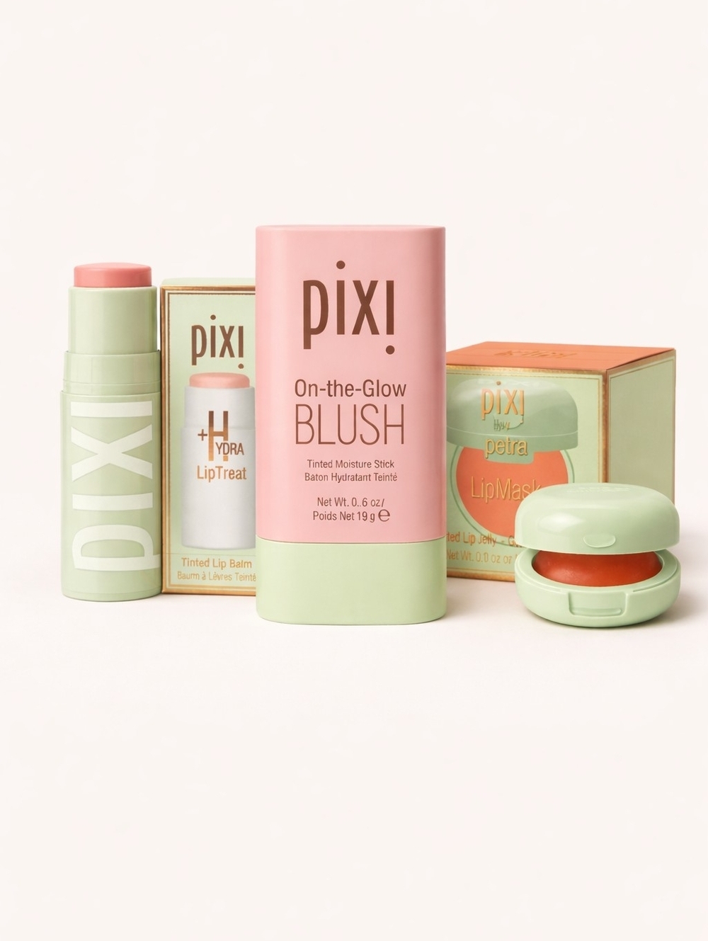 NEW Pixi Lip + Cheek Bundle | 3 Piece Glow Set | Retail $46